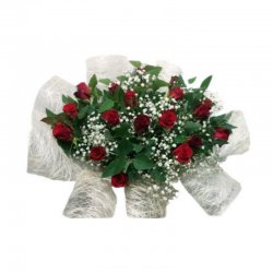 זר ורדים אדומים 725